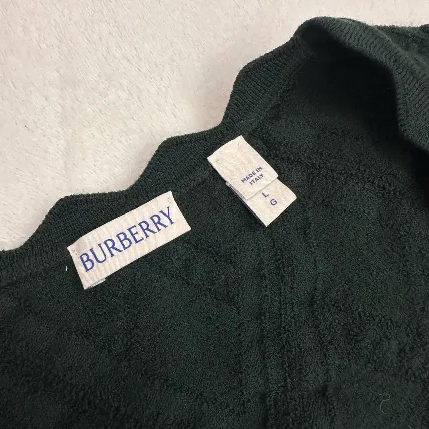 [BUNJANG] Burberry 23FW Jacquard Wool Knit Dress Deep Green / (L)버버리 23FW 자카드 울 니트 원피스 딥그린