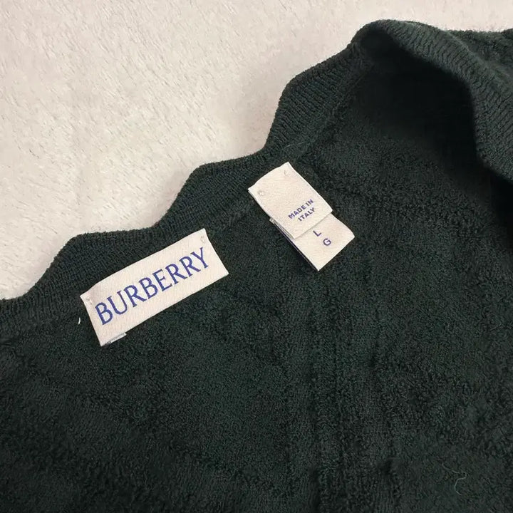 [BUNJANG] Burberry 23FW Jacquard Wool Knit Dress Deep Green / (L)버버리 23FW 자카드 울 니트 원피스 딥그린