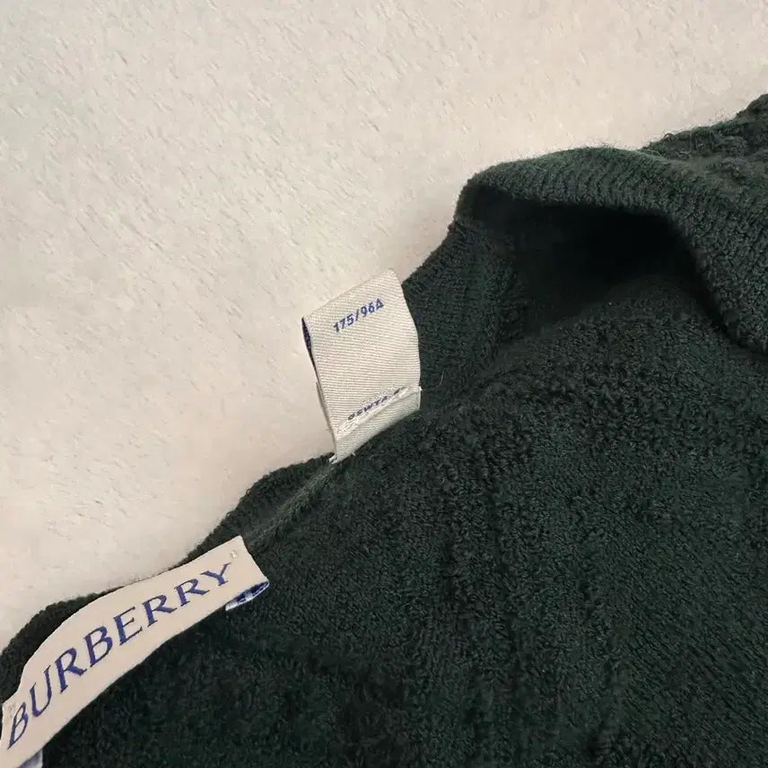 [BUNJANG] Burberry 23FW Jacquard Wool Knit Dress Deep Green / (L)버버리 23FW 자카드 울 니트 원피스 딥그린
