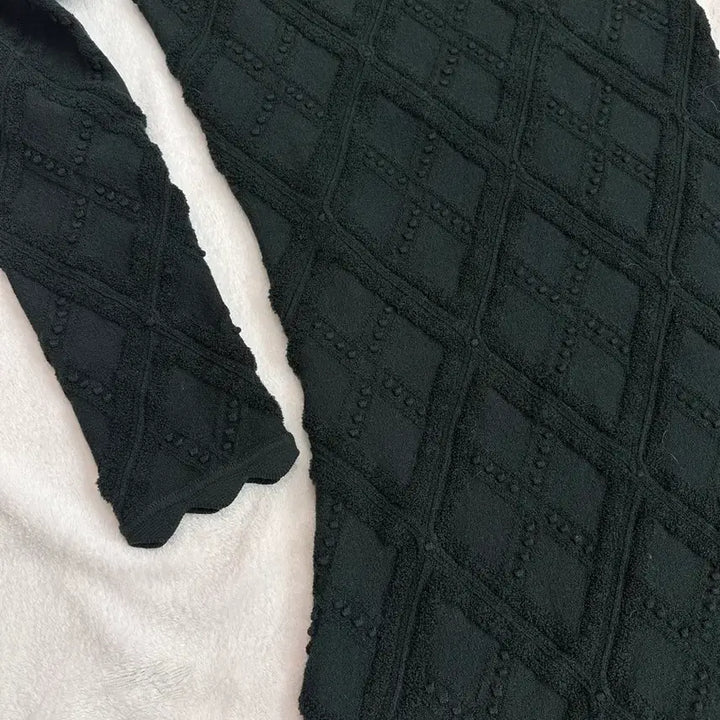 [BUNJANG] Burberry 23FW Jacquard Wool Knit Dress Deep Green / (L)버버리 23FW 자카드 울 니트 원피스 딥그린