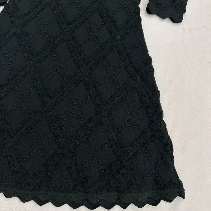 [BUNJANG] Burberry 23FW Jacquard Wool Knit Dress Deep Green / (L)버버리 23FW 자카드 울 니트 원피스 딥그린