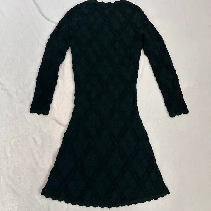[BUNJANG] Burberry 23FW Jacquard Wool Knit Dress Deep Green / (L)버버리 23FW 자카드 울 니트 원피스 딥그린