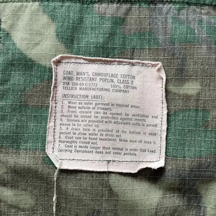 [BUNJANG] ERDL Jungle Fatigue Jacket S-R / 60s 오리지널 ERDL 정글 퍼티그 자켓 S-R