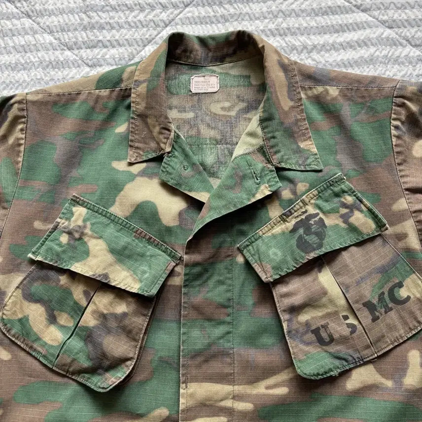[BUNJANG] ERDL Jungle Fatigue Jacket S-R / 60s 오리지널 ERDL 정글 퍼티그 자켓 S-R
