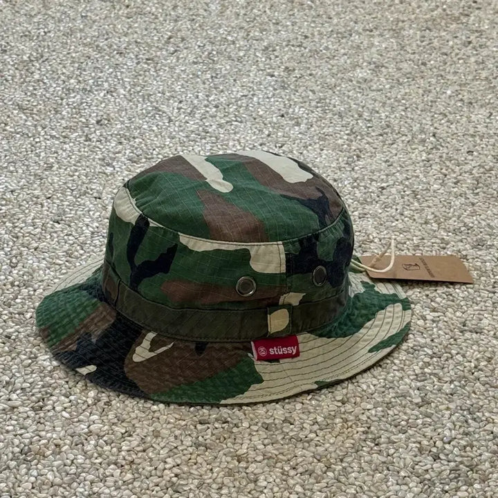[BUNJANG] Stussy Ripstop Camo Bucket Hat / 90s 스투시 립스탑 카모 버킷햇