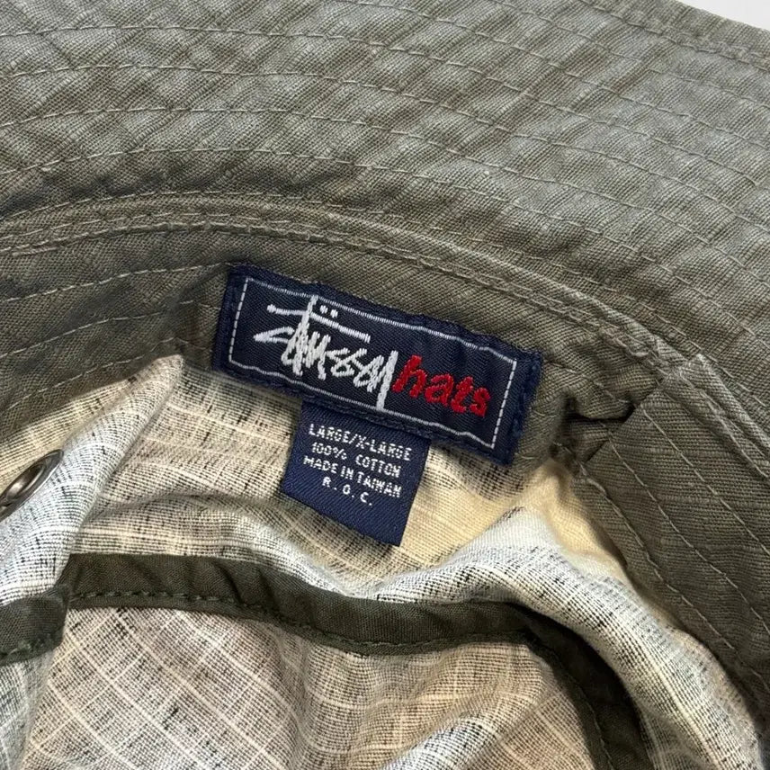 [BUNJANG] Stussy Ripstop Camo Bucket Hat / 90s 스투시 립스탑 카모 버킷햇