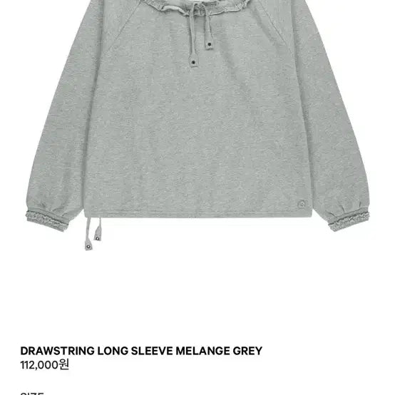 [SOLD OUT] 코이세이오 드로우 스트링 롱슬리브