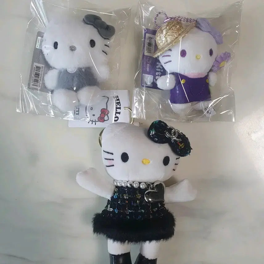 [SOLD OUT] 헬로키티 인형 키링 3개세트