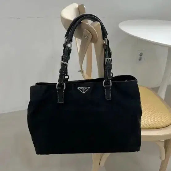 [BUNJANG] Prada Black Tote Shoulder Bag / 프라다 블랙 토트백 숄더백