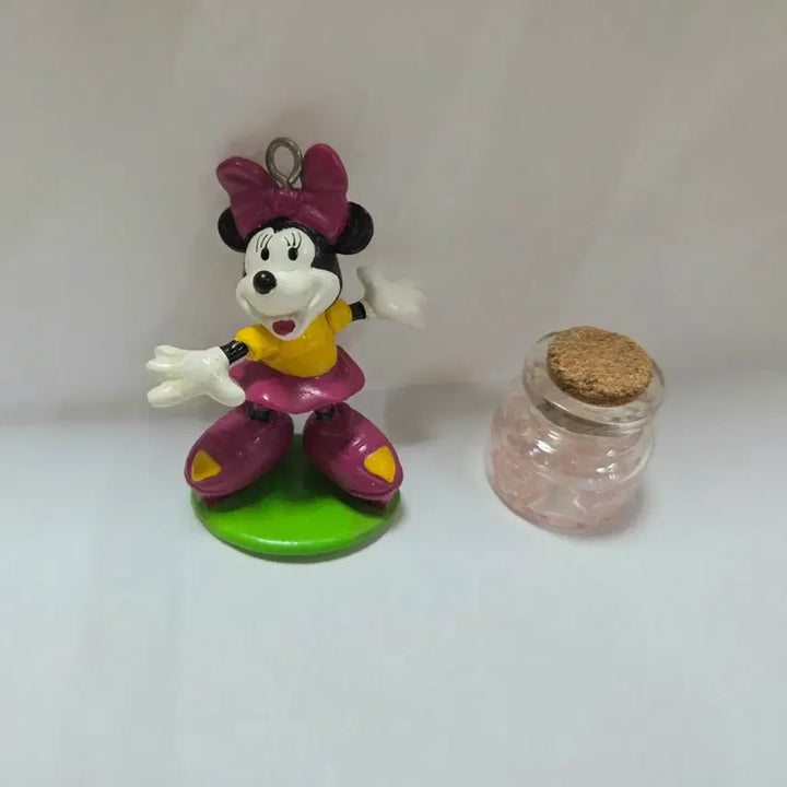 [BUNJANG] Classic Vintage Minnie Mouse Rubber Strap Keychain / 고전 빈티지 미니마우스 고무 스트랩 키링 디즈니