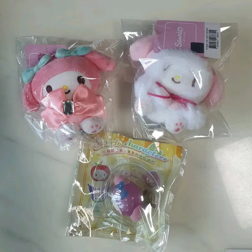 [BUNJANG] Sanrio My Melody Doll 3-Piece Set / 산리오 마이멜로디 인형 3개세트
