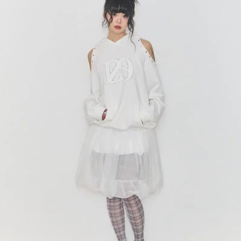 [BUNJANG] Illigo 129 Cutout Oversized Hoodie / 일리고 129 컷아웃 오버핏 후드티