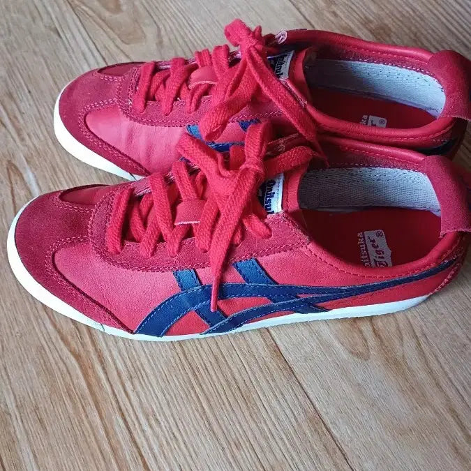 [BUNJANG] Onitsuka Tiger Mexico 66 Red Sneakers (230mm) / 오니츠카타이거 멕시코66 레드 스니커즈 230mm