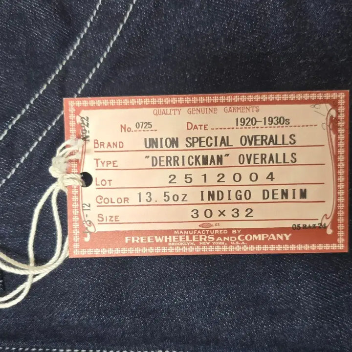 [SOLD OUT] 프리휠러스 데릭맨 30사이즈(새상품)