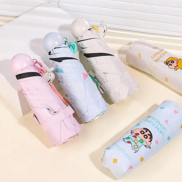 [SOLD OUT] 자외선차단 3단 짱구우산,양산 새상품