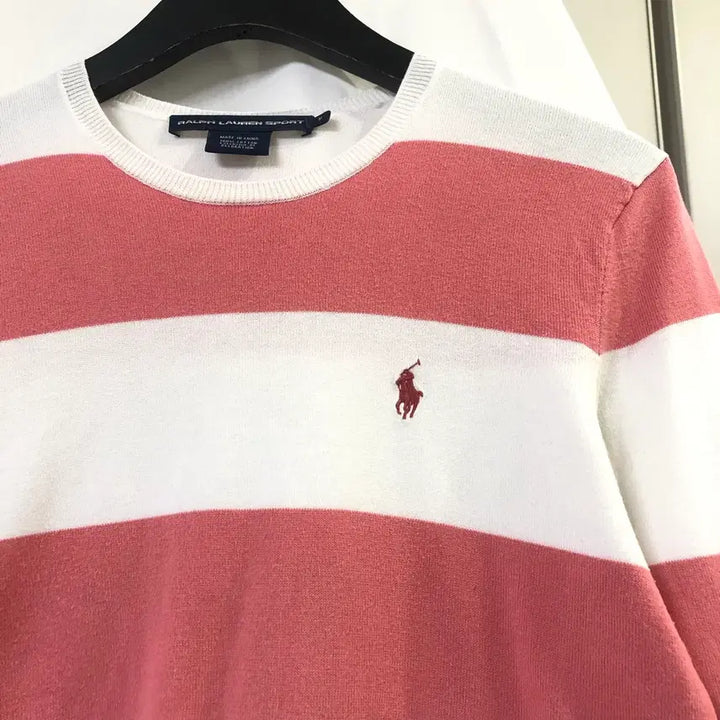 [BUNJANG] Polo Ralph Lauren Sport Stripe Knit (Size S) / 폴로 랄프로렌 스포츠 스트라이프 봄 니트(S사이즈)