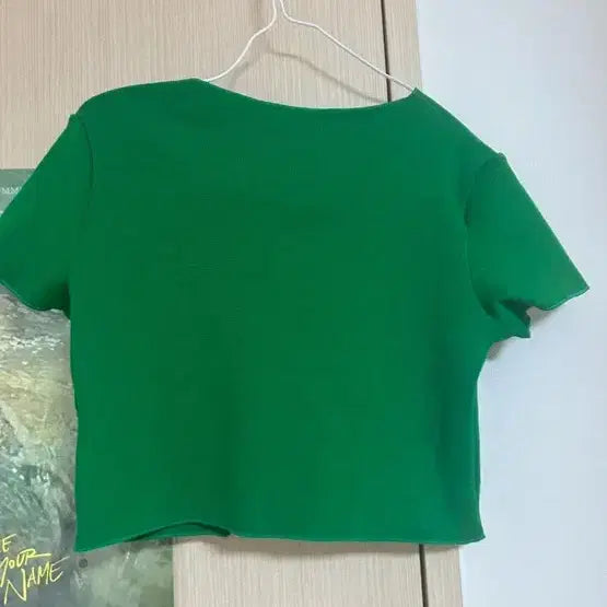 [BUNJANG] H&amp;M Green Short-Sleeve Knit Cardigan / H&amp;M 반팔 가디건 니트 가디건