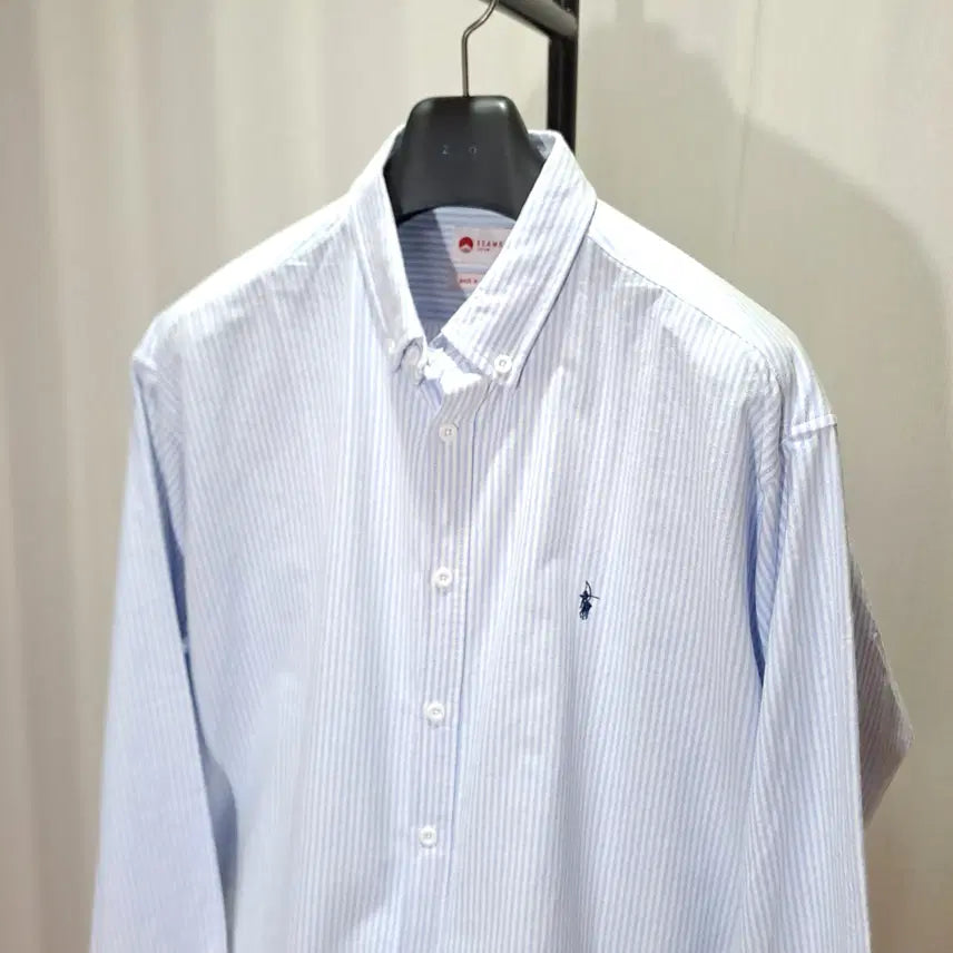 [BUNJANG] Beams Yabusame Striped Polo Shirt / (택포) Beams 빔즈 야부사메 폴로 스트라이프 셔츠 110 B805