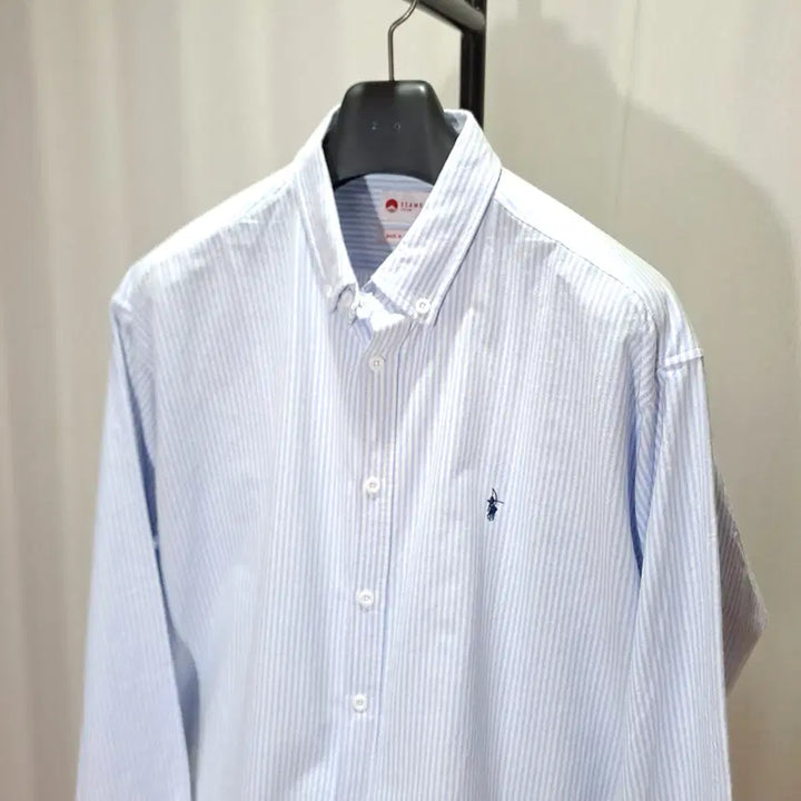[BUNJANG] Beams Yabusame Striped Polo Shirt / (택포) Beams 빔즈 야부사메 폴로 스트라이프 셔츠 110 B805