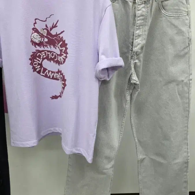 [SOLD OUT] (@땡처리)랑방 드래곤 티셔츠 90(55)
