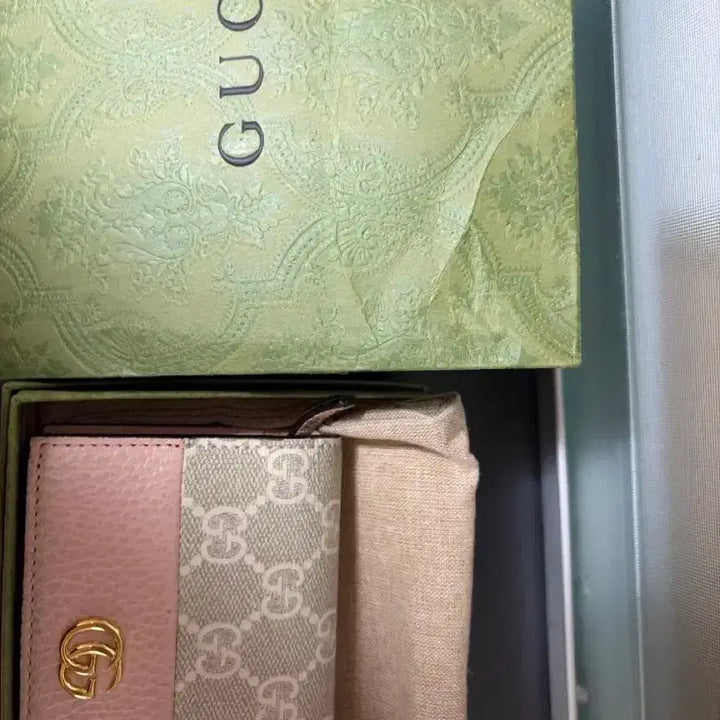 [BUNJANG] Gucci Marmont Dusty Pink Wallet / 구찌 마몬트 핑크지갑 더스티핑크