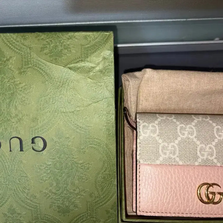 [BUNJANG] Gucci Marmont Dusty Pink Wallet / 구찌 마몬트 핑크지갑 더스티핑크