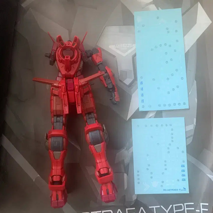 [BUNJANG] RG Astraea F Gundam Partial Assembly with Delpi Decal / rg 아스트레아 f 건담 부분가조립 델피데칼 포함 팝니다