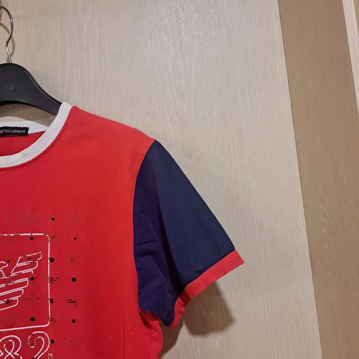 [BUNJANG] Emporio Armani 1982 Red T-shirt / 엠포리오 아르마니 반팔 티셔츠 레드 1982
