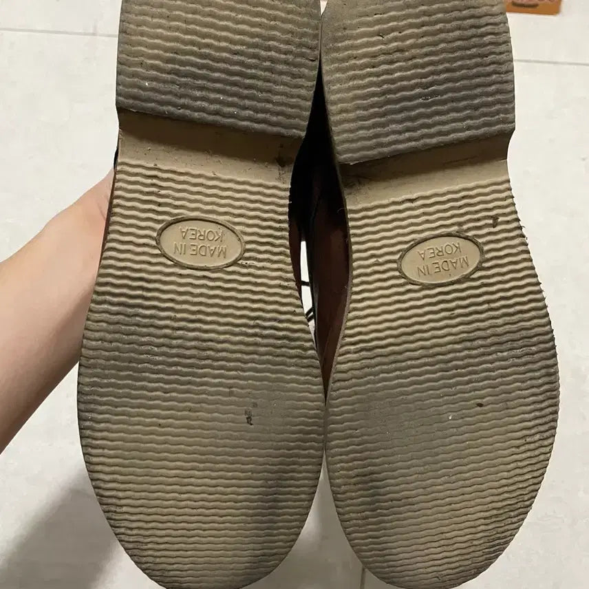 [BUNJANG] BOND HOMME Brown Casual Shoes / 남성 브라운 캐주얼 구두 260