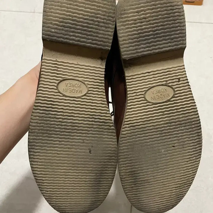 [BUNJANG] BOND HOMME Brown Casual Shoes / 남성 브라운 캐주얼 구두 260