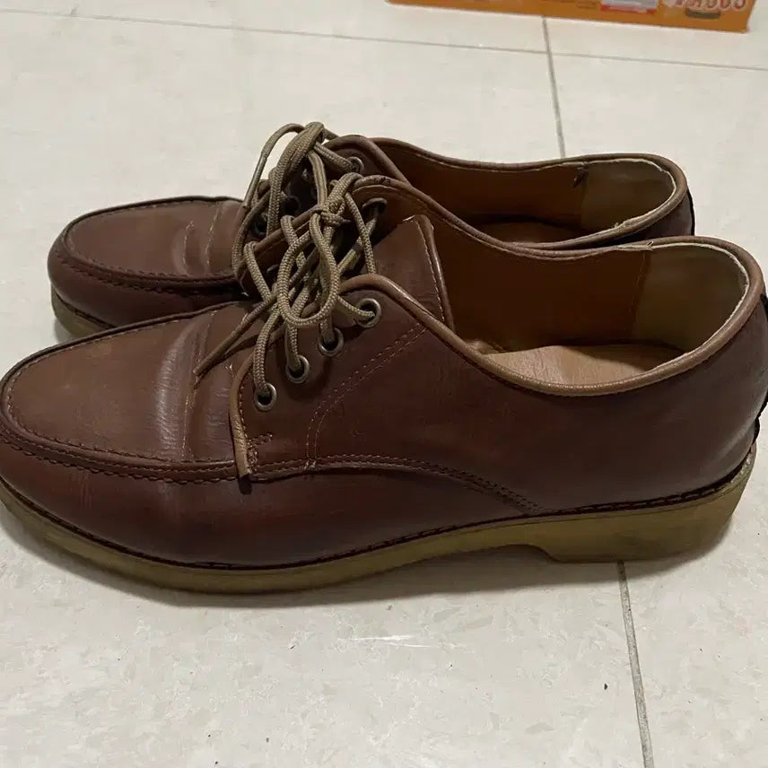 [BUNJANG] BOND HOMME Brown Casual Shoes / 남성 브라운 캐주얼 구두 260