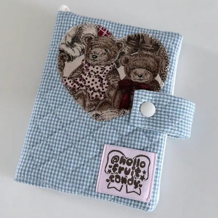 [BUNJANG] Fruits Candy Teddy Bear A6 Diary Cover / 후르츠캔디 테디베어 a6 다이어리 커버