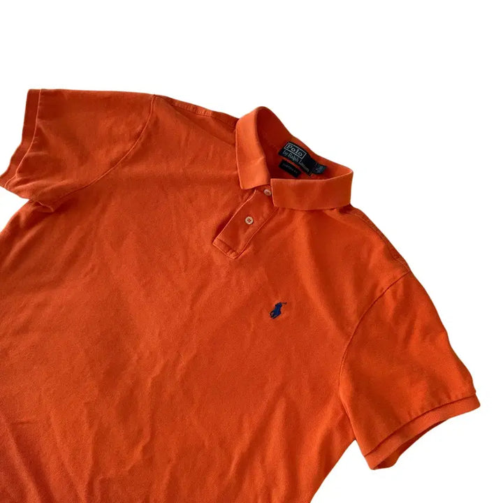 [BUNJANG] Polo Ralph Lauren Orange Polo Shirt XL / 폴로 랄프로렌 오렌지 카라티 반팔 XL