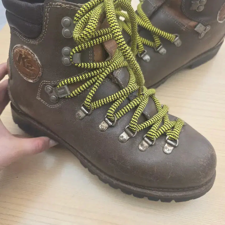 [BUNJANG] K2 Vintage Full Grain Leather Hiking Boots 260mm / K2 통가죽 빈티지 등산화 260