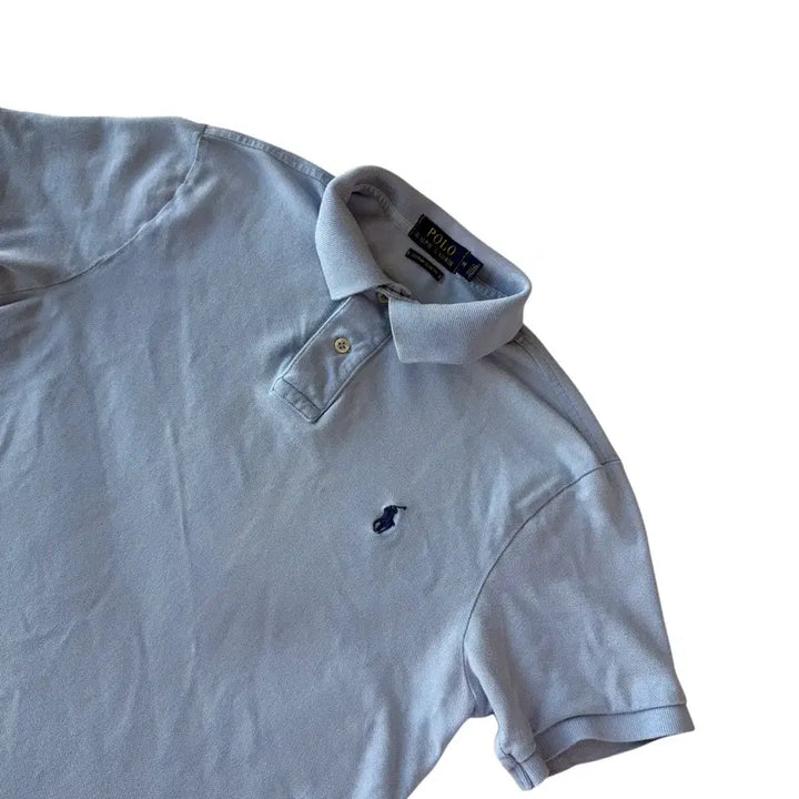 [BUNJANG] Polo Ralph Lauren Sky Blue Polo Shirt Size M-L / 폴로 랄프로렌 스카이블루 카라티 M-L
