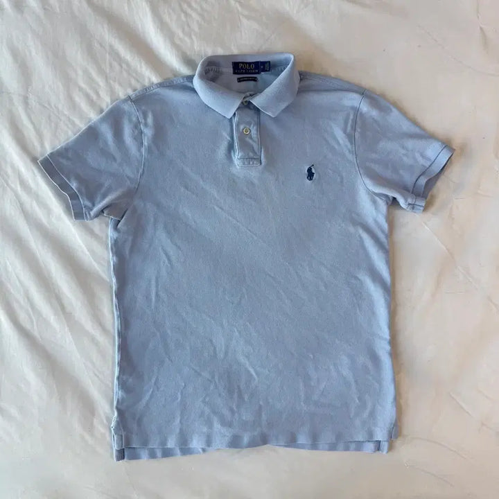 [BUNJANG] Polo Ralph Lauren Sky Blue Polo Shirt Size M-L / 폴로 랄프로렌 스카이블루 카라티 M-L