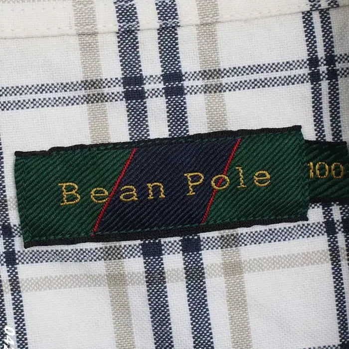 [BUNJANG] Beanpole Check Classic Long Sleeve Shirt / 남성100/ 빈폴 체크 클래식 긴팔 셔츠 0-178