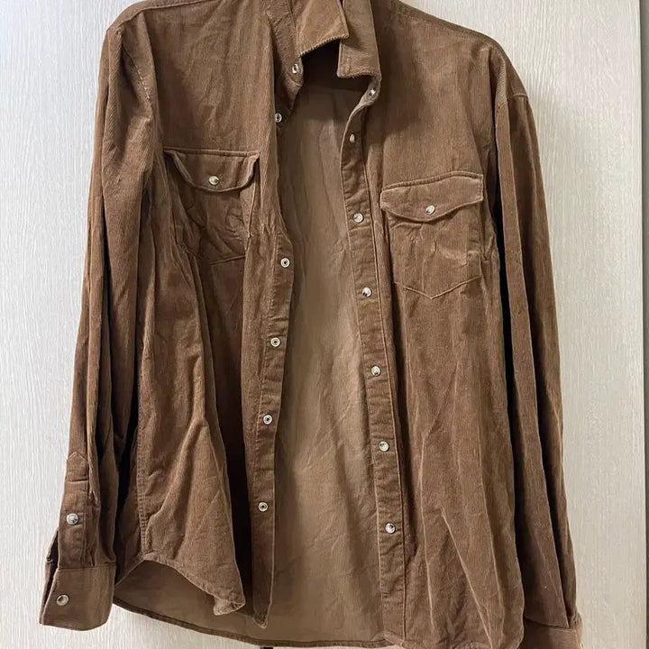 [BUNJANG] ELMOD Jude Classic Corduroy Shirt Penny Brown / 급처) 엘무드 주드 클래식 코듀로이 셔츠 페니 브라운