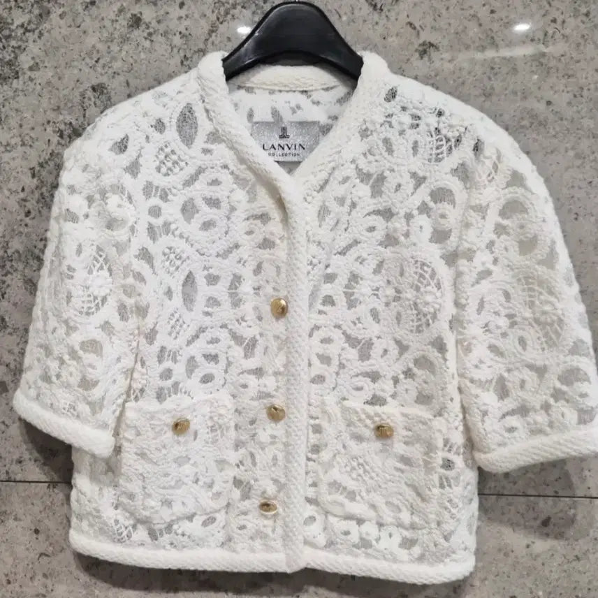 [BUNJANG] Lanvin Lace Detail Jacket / 랑방자켓