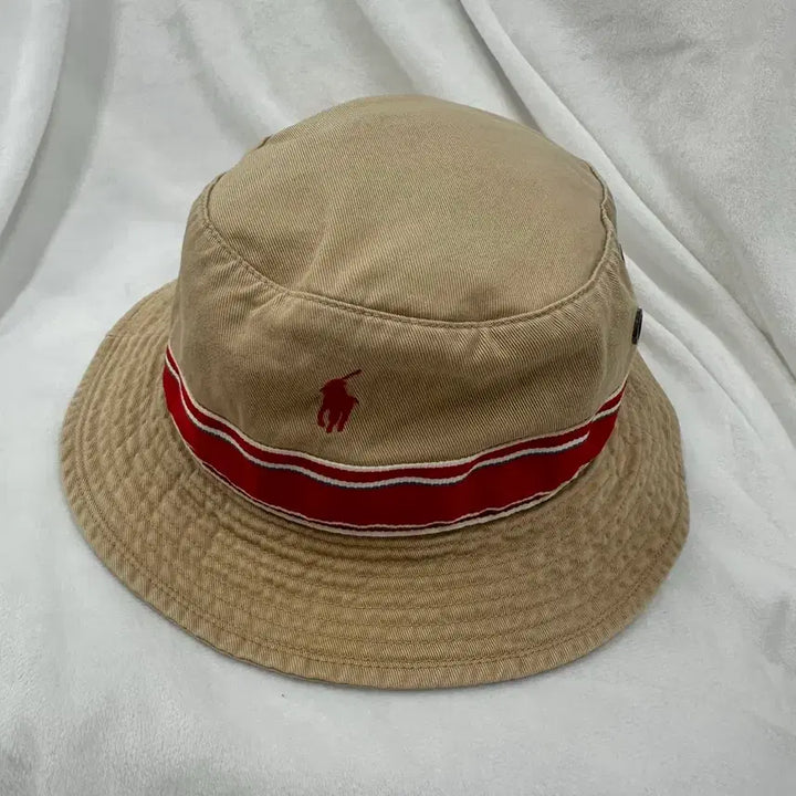 [BUNJANG] Polo Bucket Hat Beige / (S-M)폴로 버킷햇 베이지