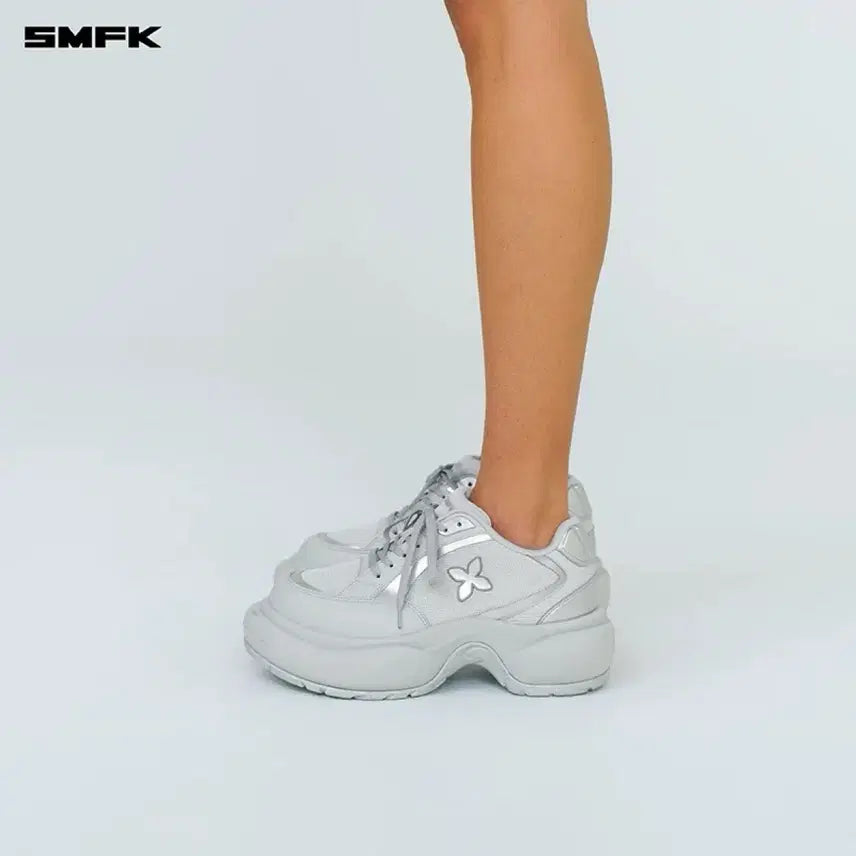[BUNJANG] SMFK Gray Sneakers SN002B/LG Size:36 / SMFK 그레이 스니커즈 운동화 SN002B/LG 사이즈:36