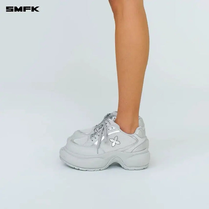 [BUNJANG] SMFK Gray Sneakers SN002B/LG Size:36 / SMFK 그레이 스니커즈 운동화 SN002B/LG 사이즈:36