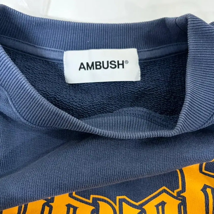 [BUNJANG] Ambush Graphic Sweatshirt Navy M / 앰부쉬 그래픽 맨투맨 네이비 M