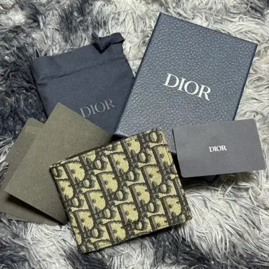 [BUNJANG] Dior Oblique Bi-fold Wallet Full Set / 디올 오블리크 반지갑 풀세트