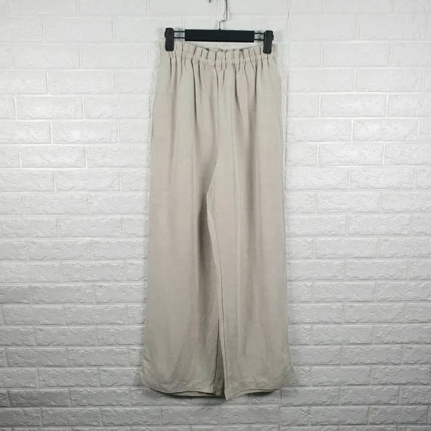 [BUNJANG] H&amp;M Linen Wide Pants / [32]에이치앤엠 린넨 와이드 팬츠