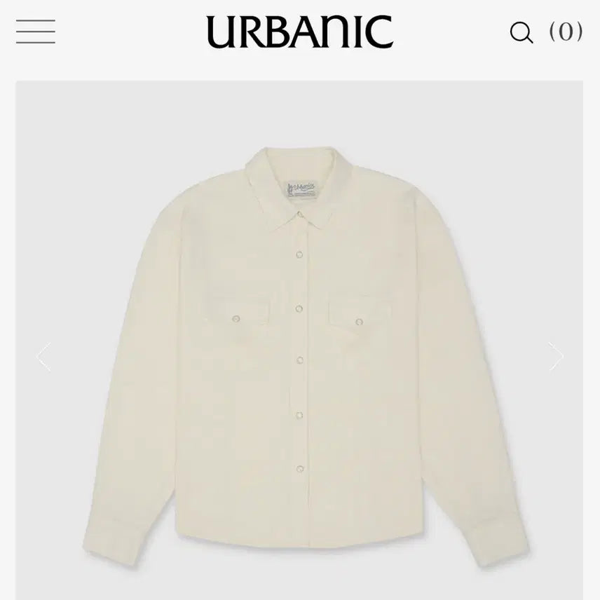 [BUNJANG] Urbanic Ranch Shirt / [새상품/상품택O] 어바닉 urbanic30  ranch shirt