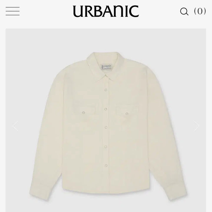 [BUNJANG] Urbanic Ranch Shirt / [새상품/상품택O] 어바닉 urbanic30  ranch shirt