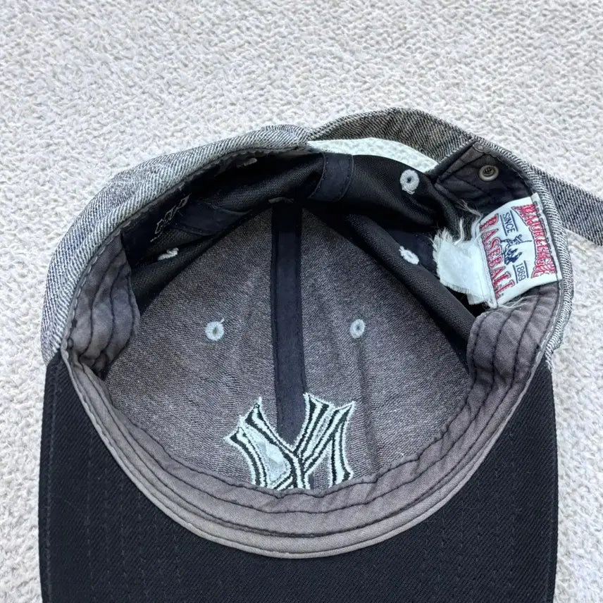 [BUNJANG] MLB New York Yankees Logo Color Block Baseball Cap / F MLB 뉴욕양키스 로고 배색 볼캡 0424E