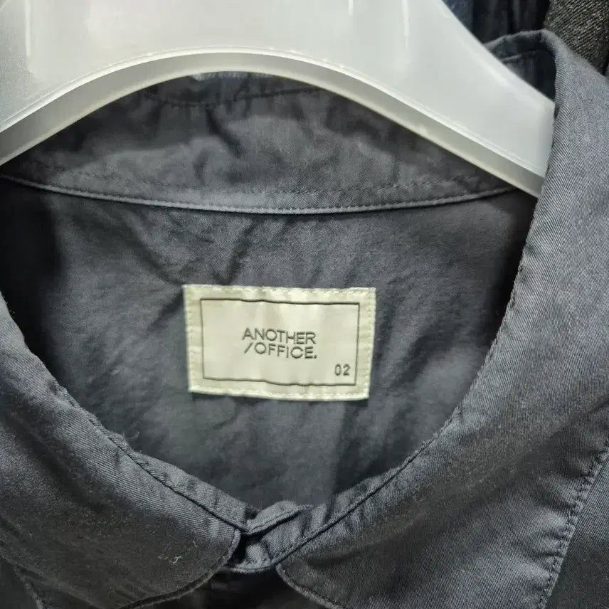 [BUNJANG] Anotheroffice Ink Navy Writer Short Sleeve Shirt / [02] 어나더오피스 잉크 네이비 라이터 반팔 셔츠 shirts
