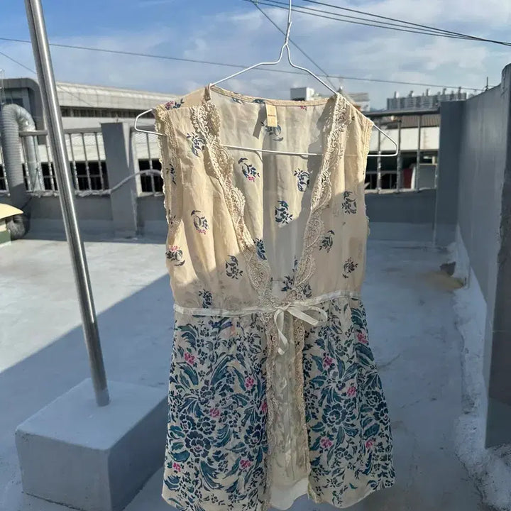 [BUNJANG] Vintage Fairy Sleeve Bohemian Ethnic Hippie Top / 빈티지 바선생 페어리 슬리브 모리 모리걸 에스닉 히피